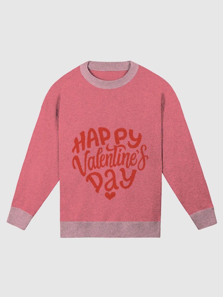 Pink and Red Valentine's Day Sweater for Women product image (1)