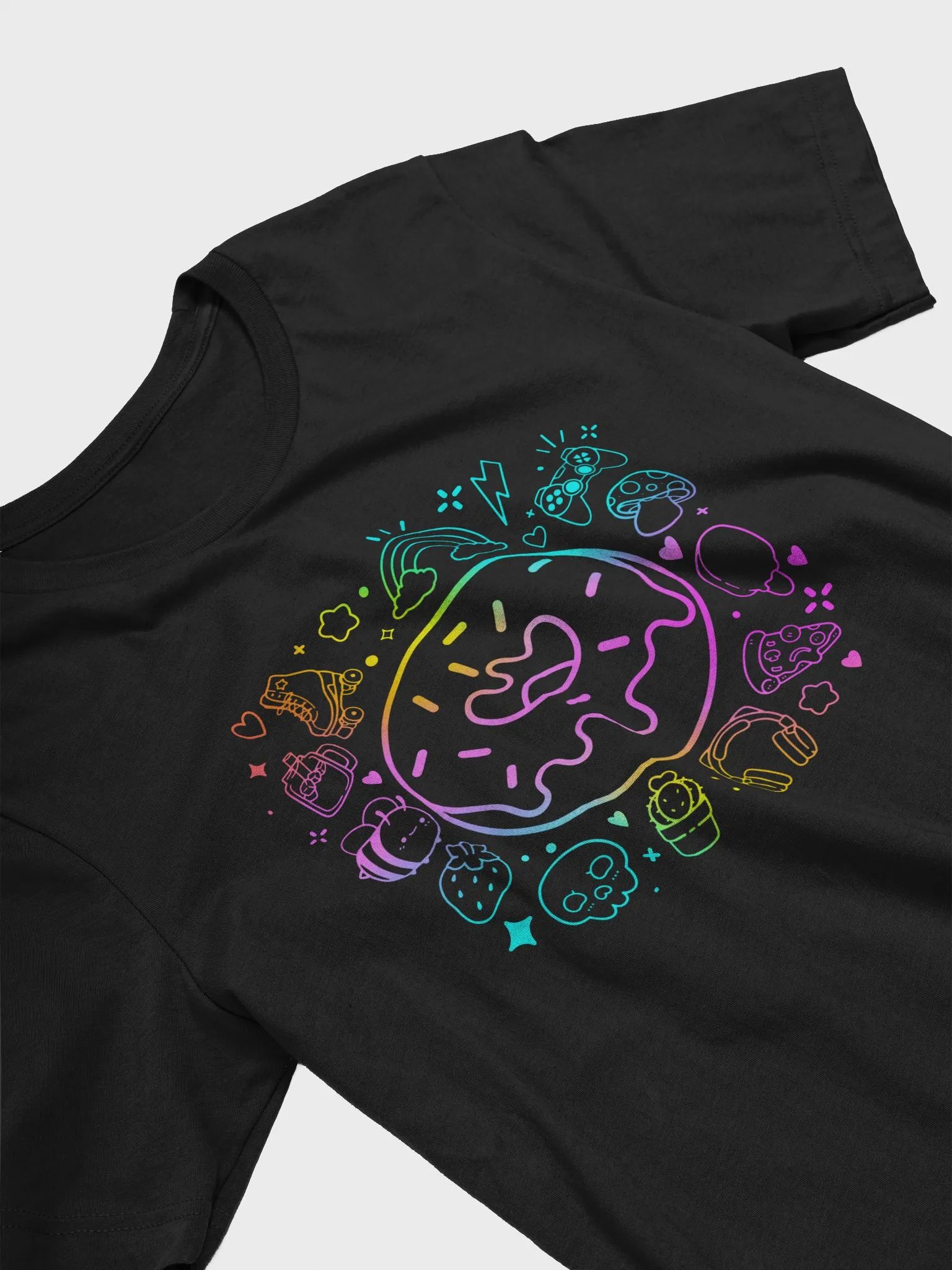donut rainbow pop // t - shirt product image (2)