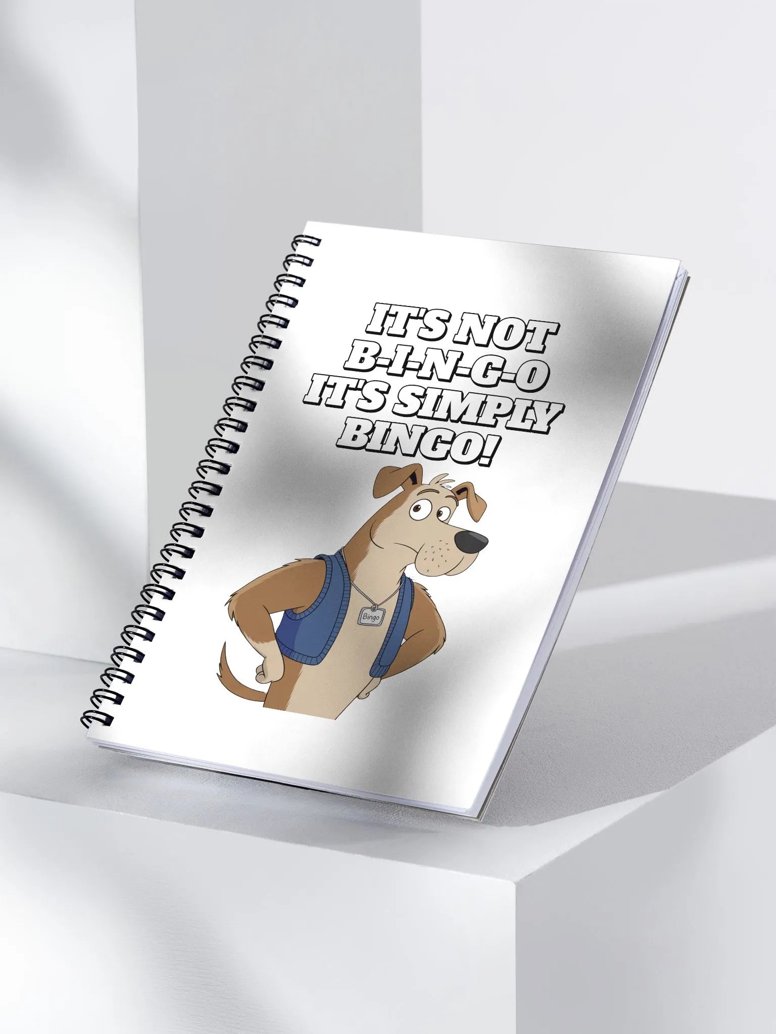 It's Not B-I-N-G-O, It's Simply Bingo. Funny Notebook product image (1)