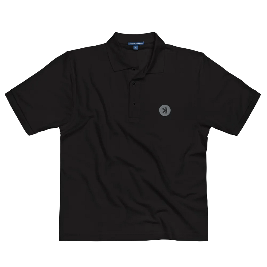 Kaspa Silver Logo Polo T-Shirt (unisex) product image (8)