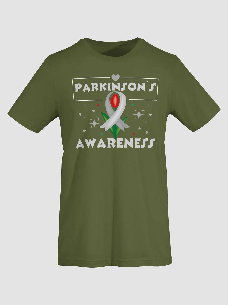Parkinson's Awareness Red Tulip Bella Canvas T-Shirt product image (26)