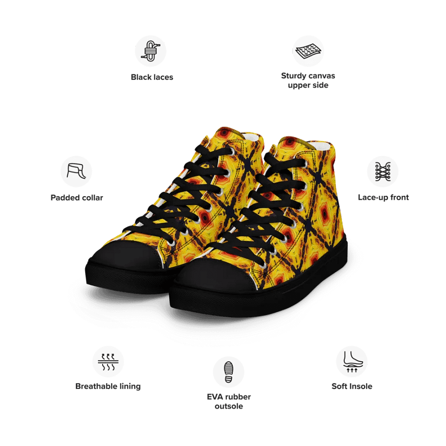 "Freddy" Men's Canvas Hi-Tops product image (5)