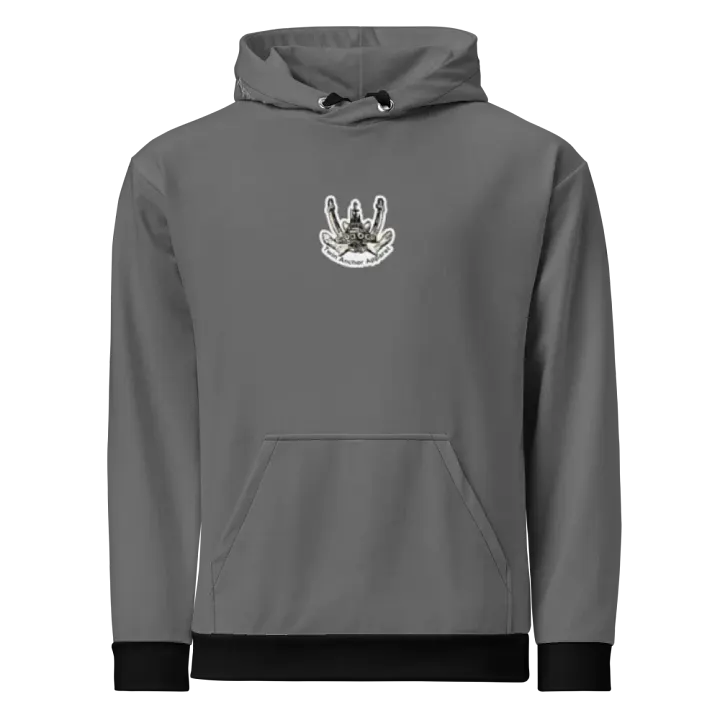 Gray Three blade prop Tug CE Hoodie product image (2)