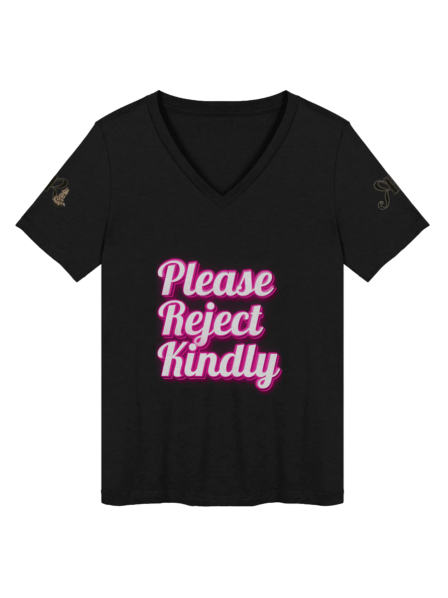 Reject Kindly/Other Words V-Neck T-Shirt product image (16)