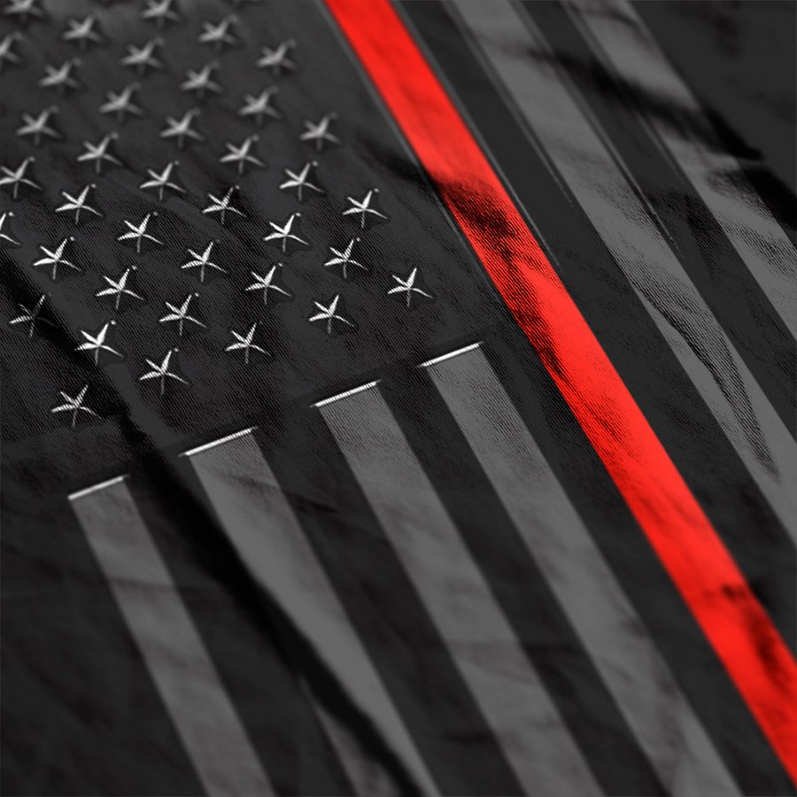 Stealth Thin Red Line Flag product image (2)