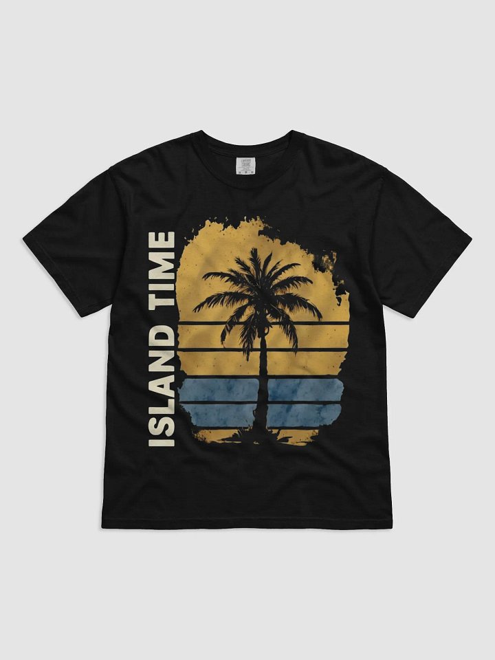 Island Time Palm Tree Comfort Color 1717 T-Shirt product image (7)
