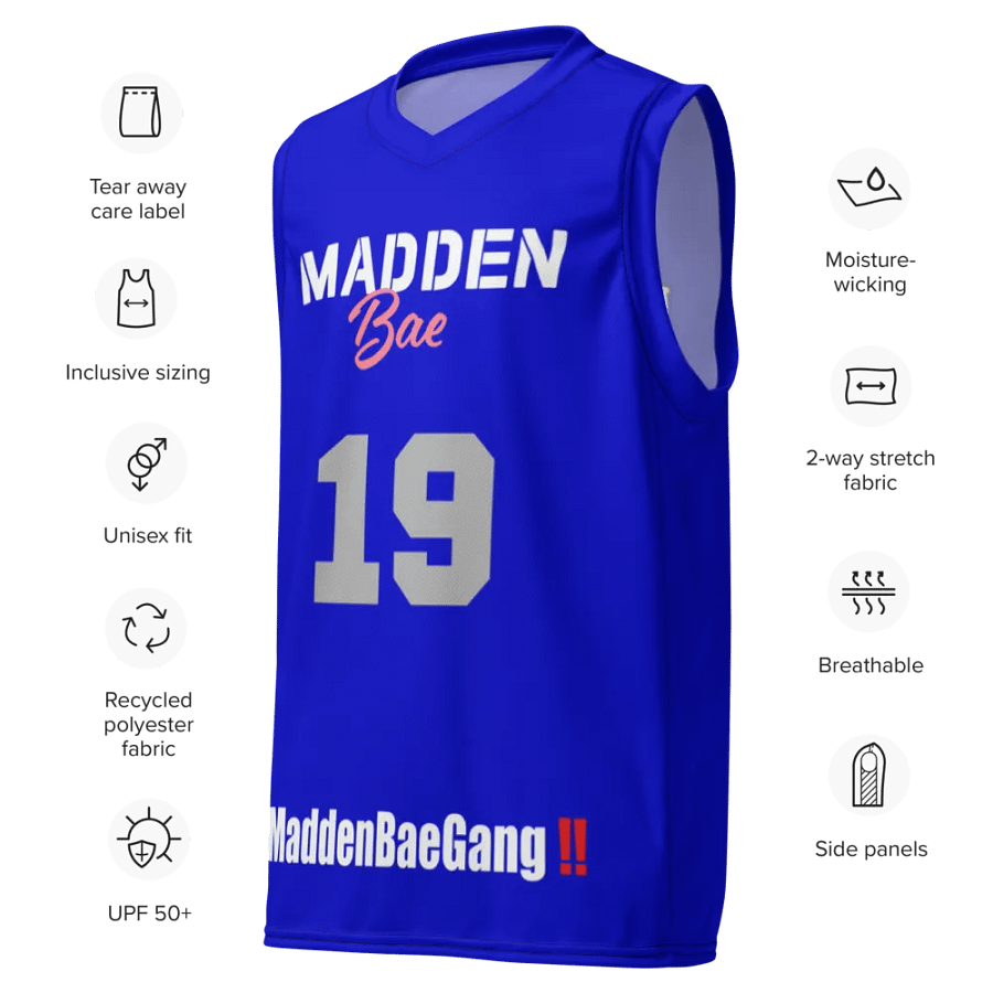Madden Bae Jersey 👨‍🎨 (Blue) product image (5)