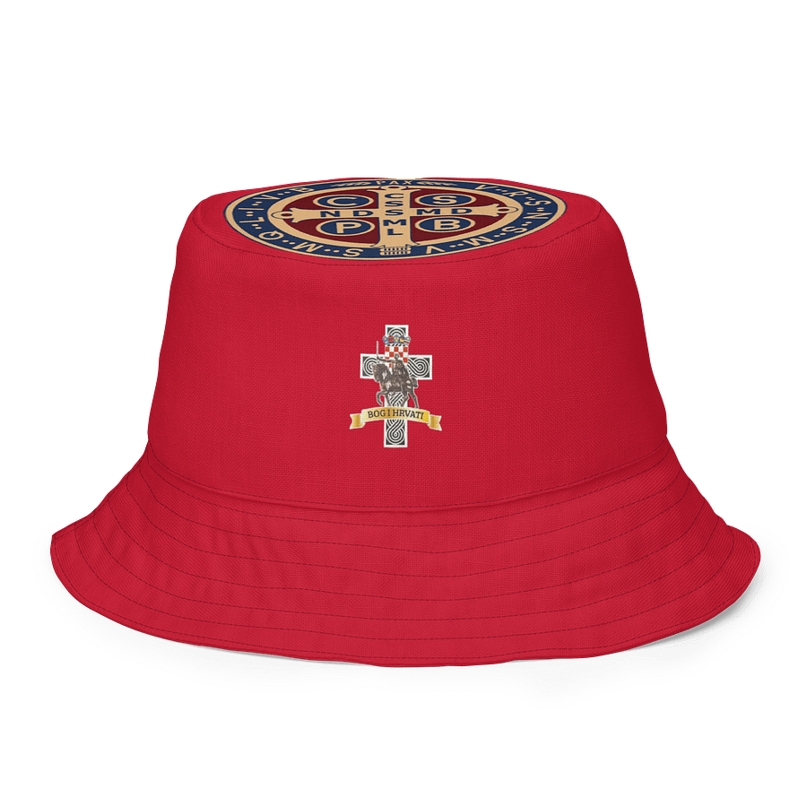 God and Croats Reversible Bucket Hat product image (1)