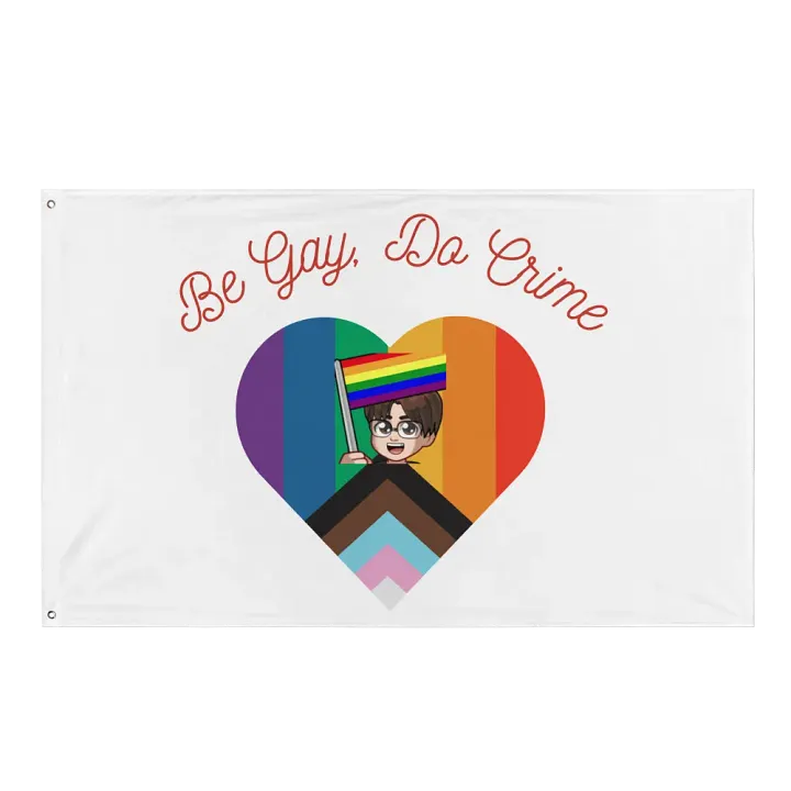 Be Gay, Do Crime Flag product image (1)