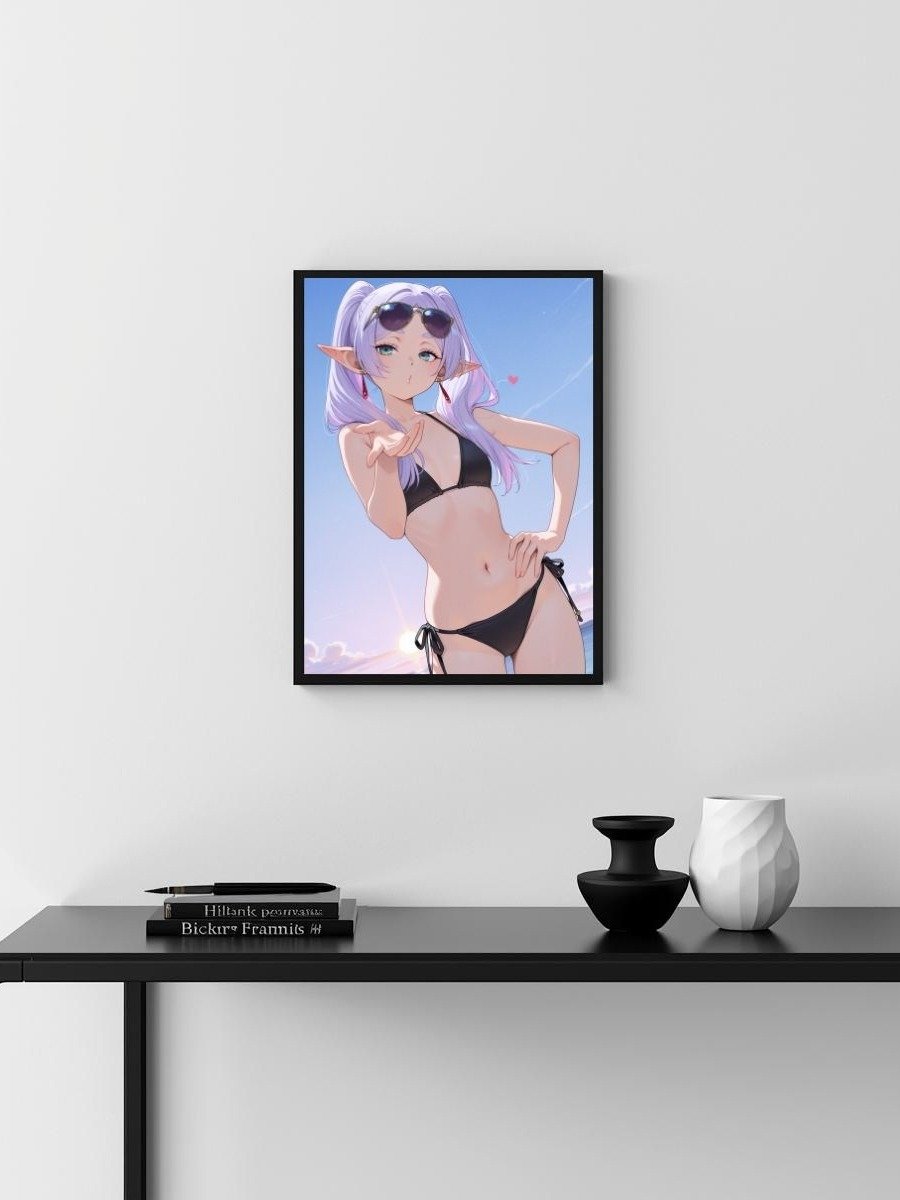Frieren Beyond Journey's End Elf Summer Bikini – Glossy 8x10 Metal Print product image (3)