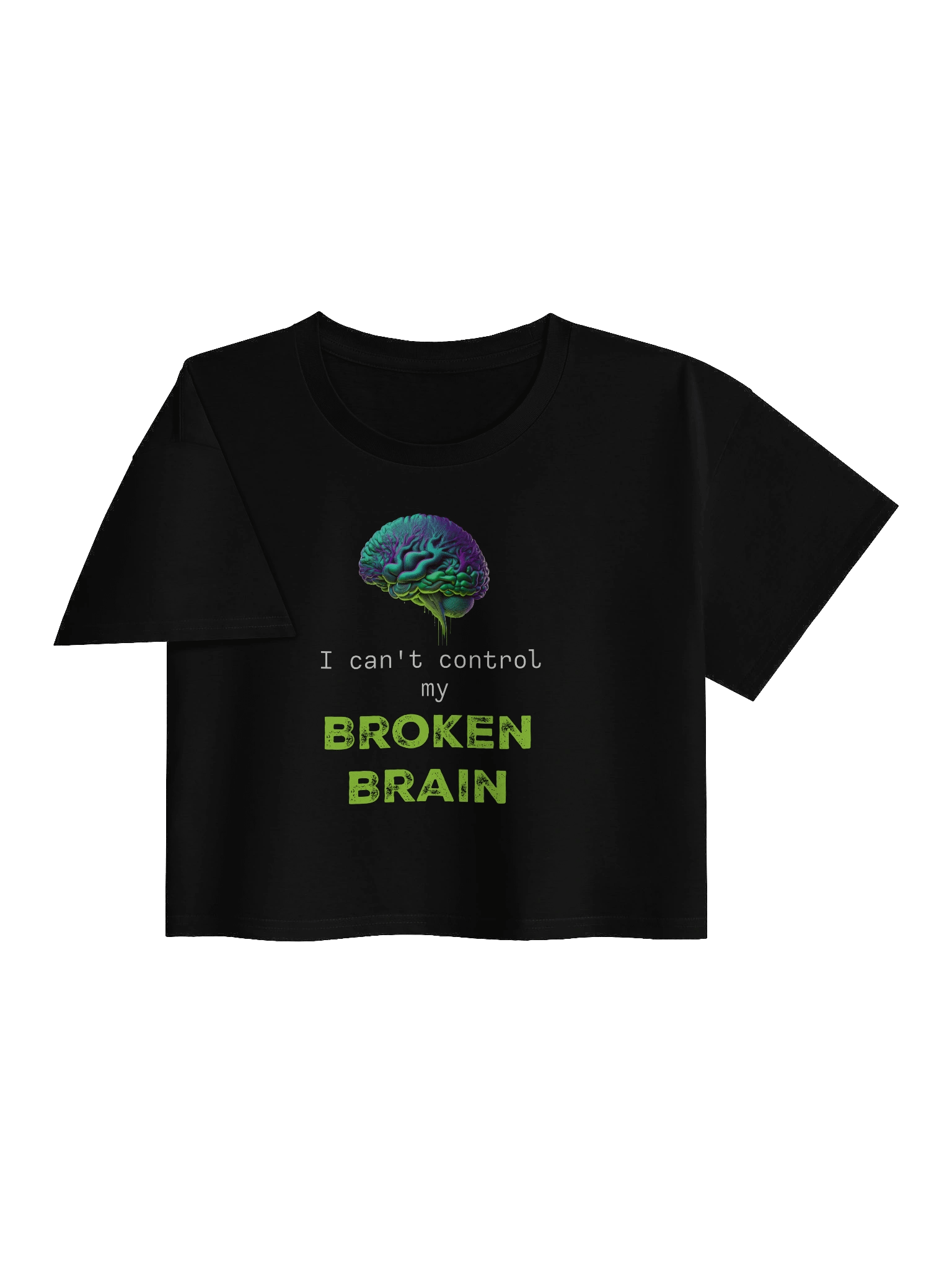Broken Brain: AS Colour Women's Crop Top product image (3)