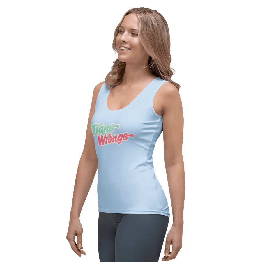 Trans Wrongs Blue Tank product image (3)