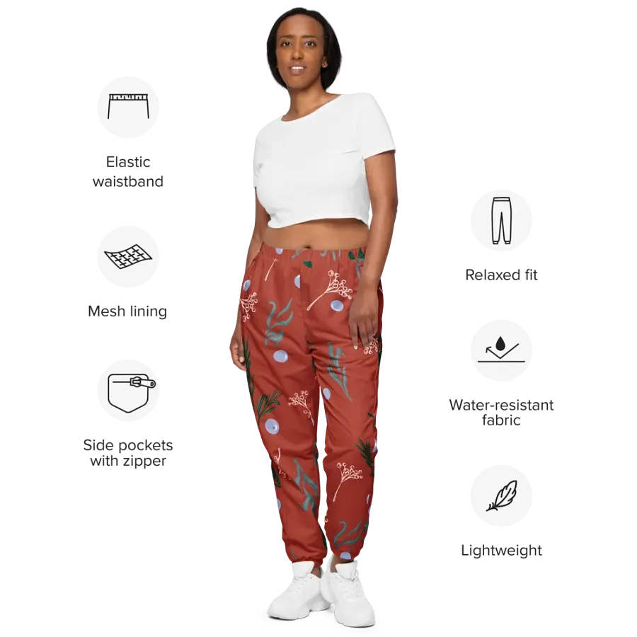 Winter Botanical All-Over Print Track Pants product image (8)