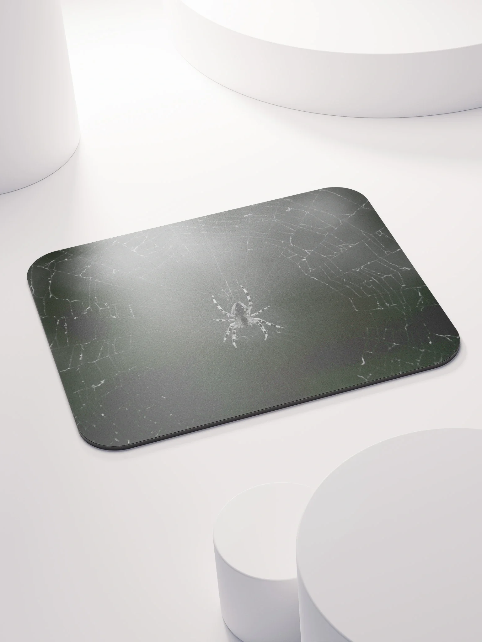 Mauspad - Spinne im Netz schwarzweiß product image (4)