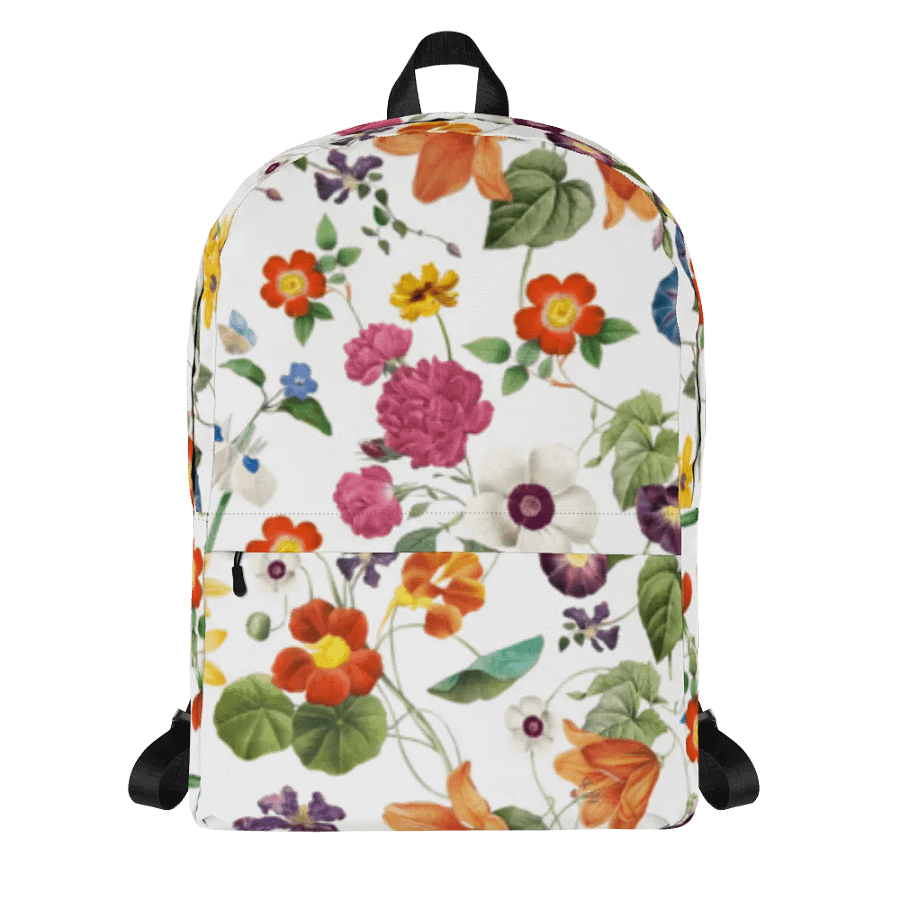 All-Over Printed Tropical Floral Backpack product image (1)