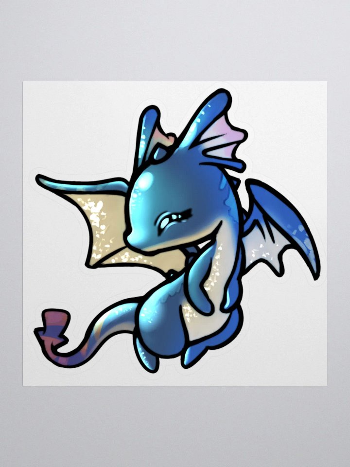 FFXI Dragoon Wyvern Chibi Sticker product image (1)