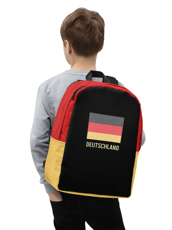 German Flag Mosaic All-Over Backpack product image (1)
