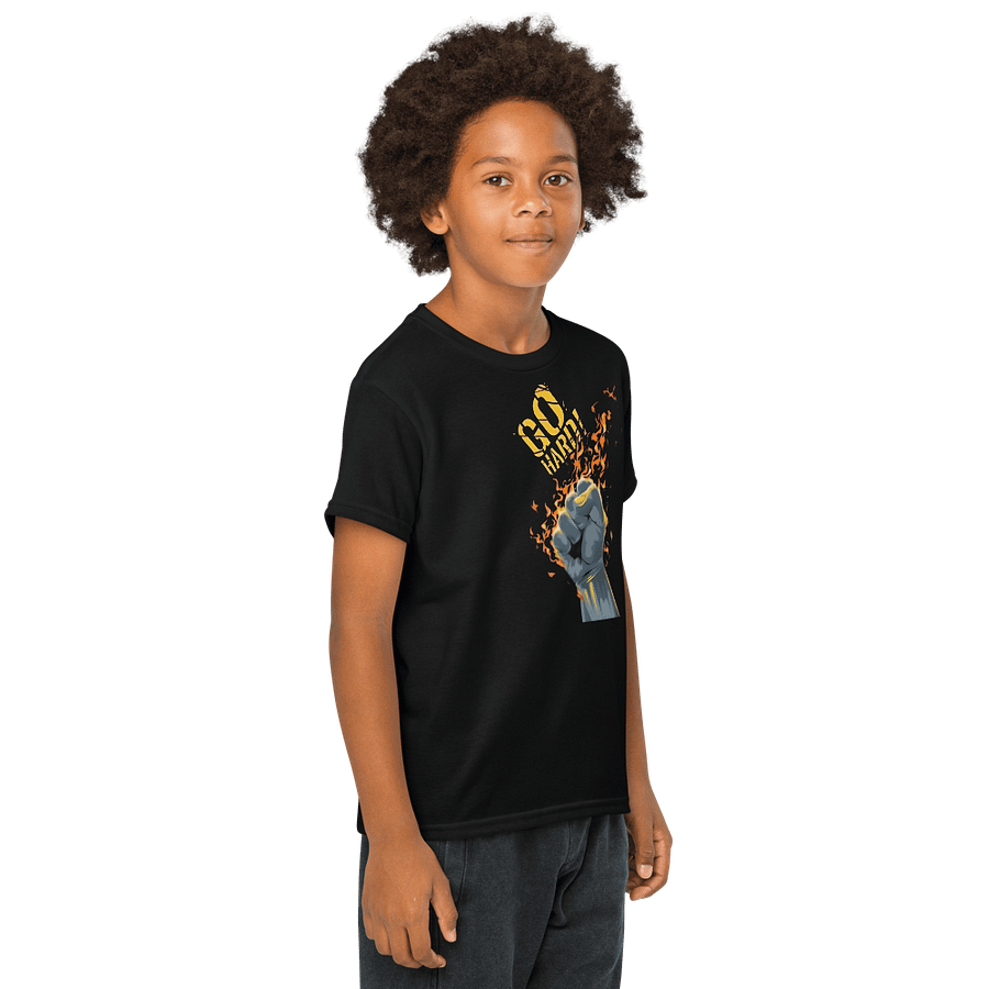 Kids T-Shirt Go Hard Graphic product image (4)