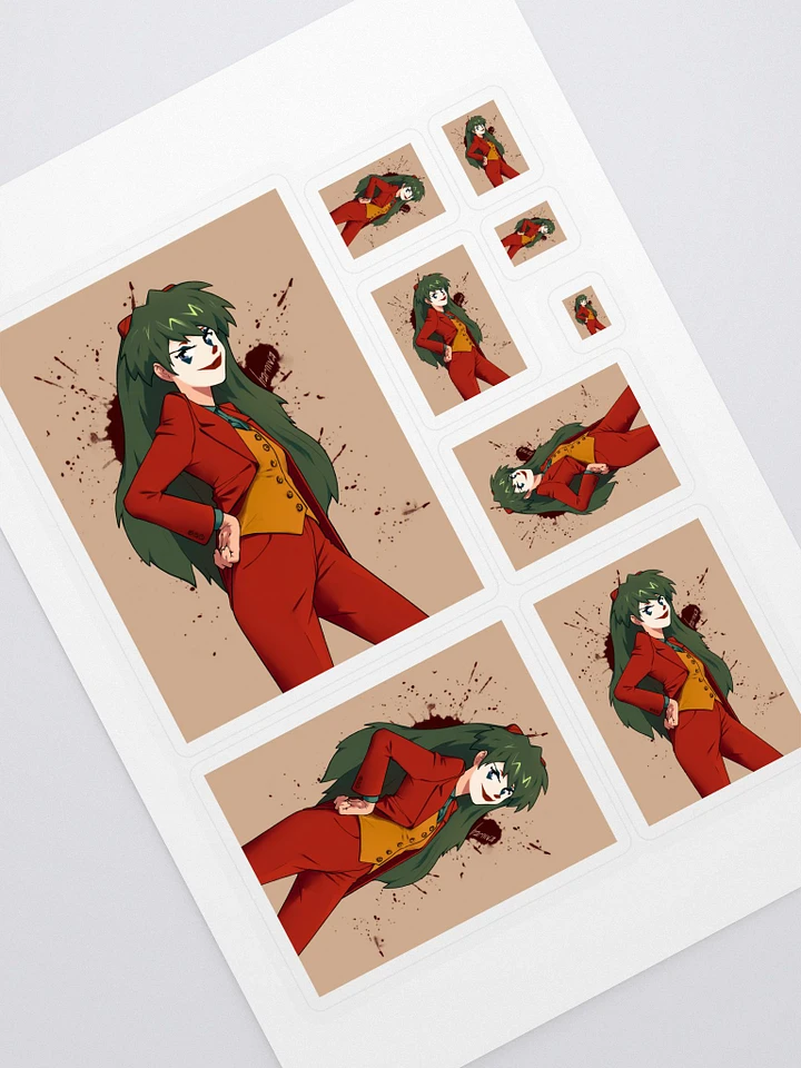 The Better Clown-Tsundere Stickers with Background product image (1)