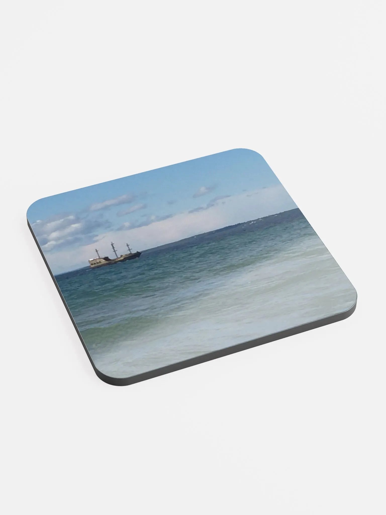 Sailing Ship Cork Coaster product image (2)