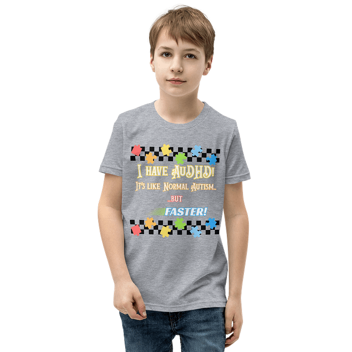 AuDHD is FAST Youth Shirt product image (1)