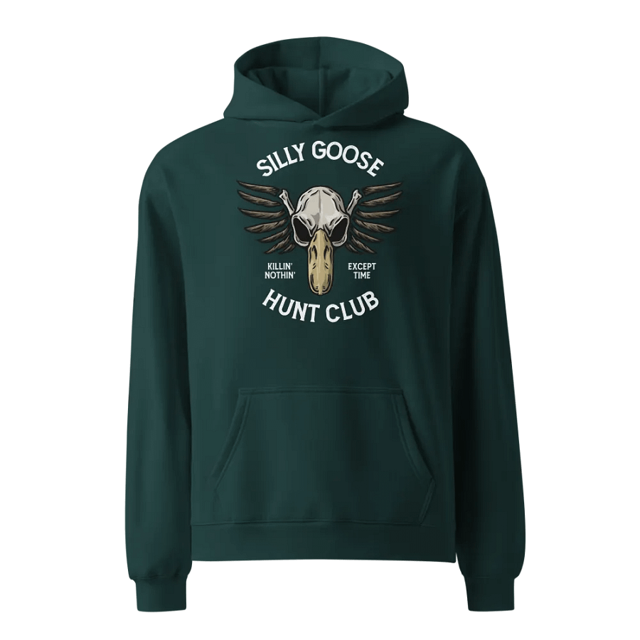 Silly Goose Hunt Club | Oversize Hoodie | Green product image (1)