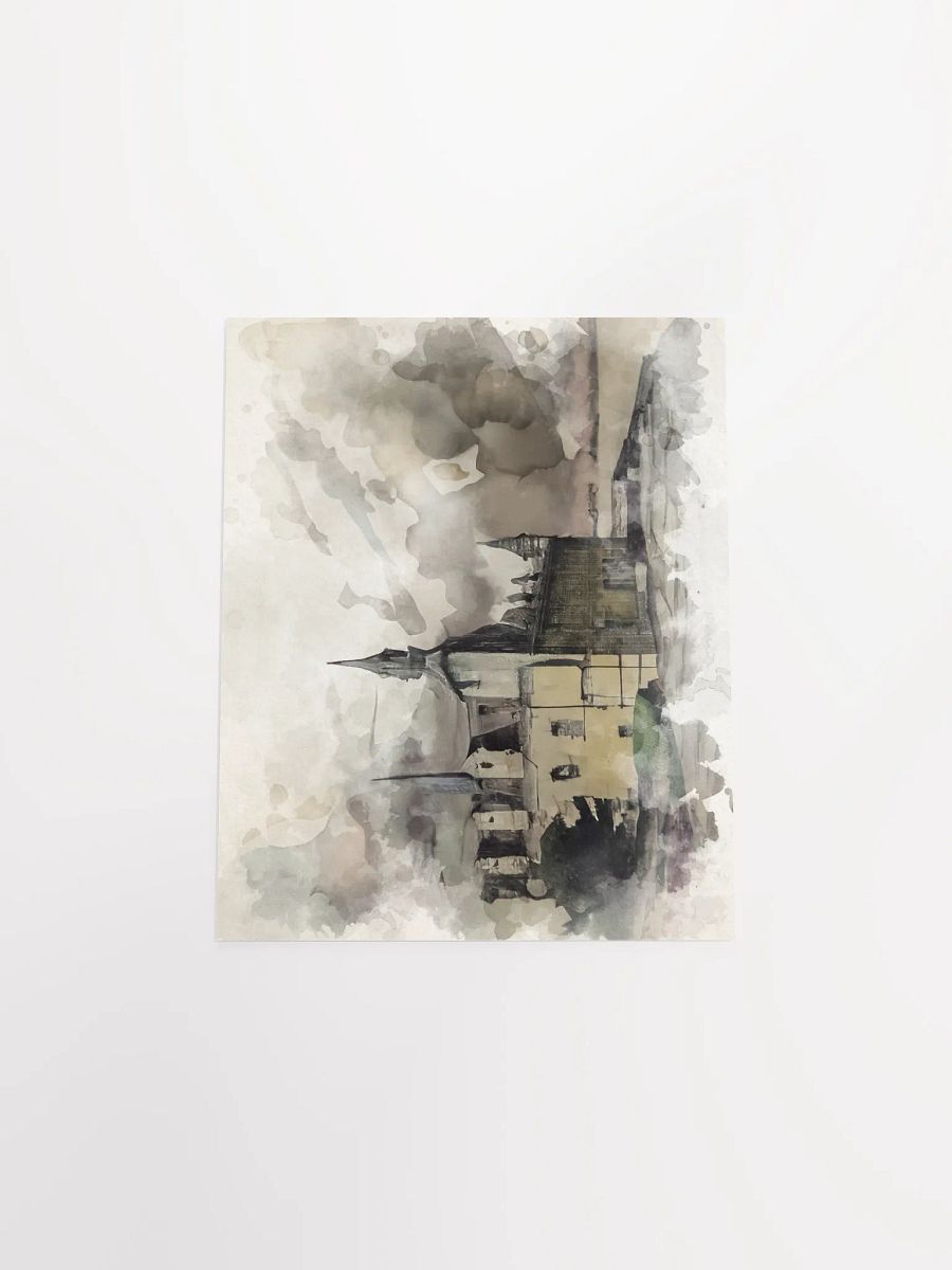 Kronborg castle - Watercolor painting - Landscape product image (7)