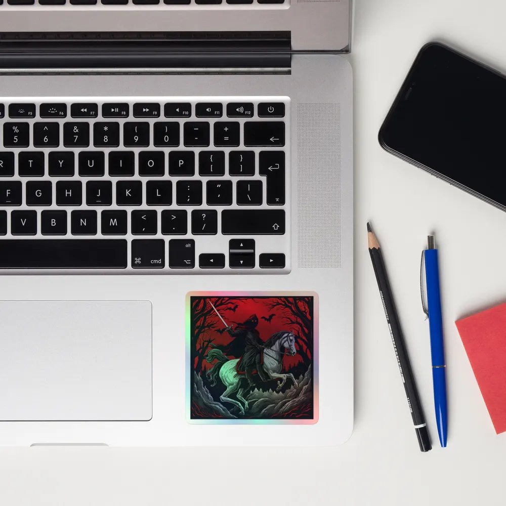 Fear Headless Horseman Holographic Sticker Set product image (12)