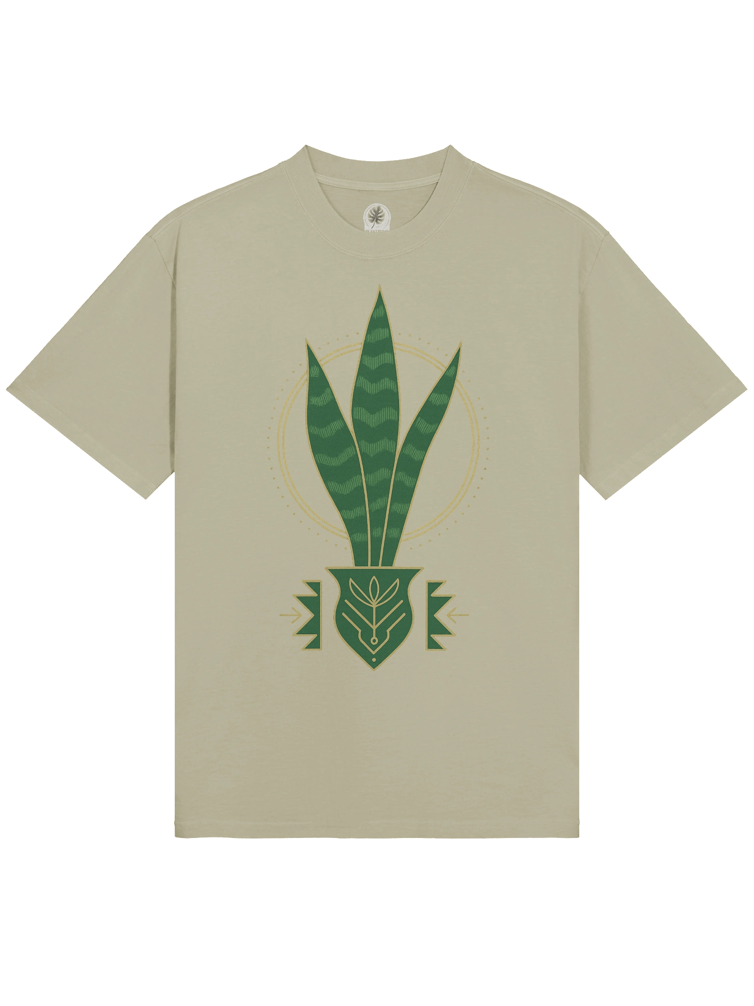 Snake Plant Gold Outline tee product image (3)