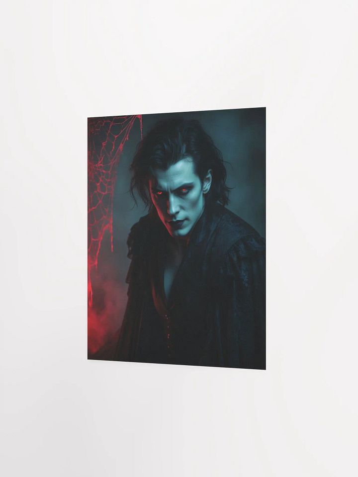 Crimson Gaze Gothic Vampire Matte Poster product image (14)
