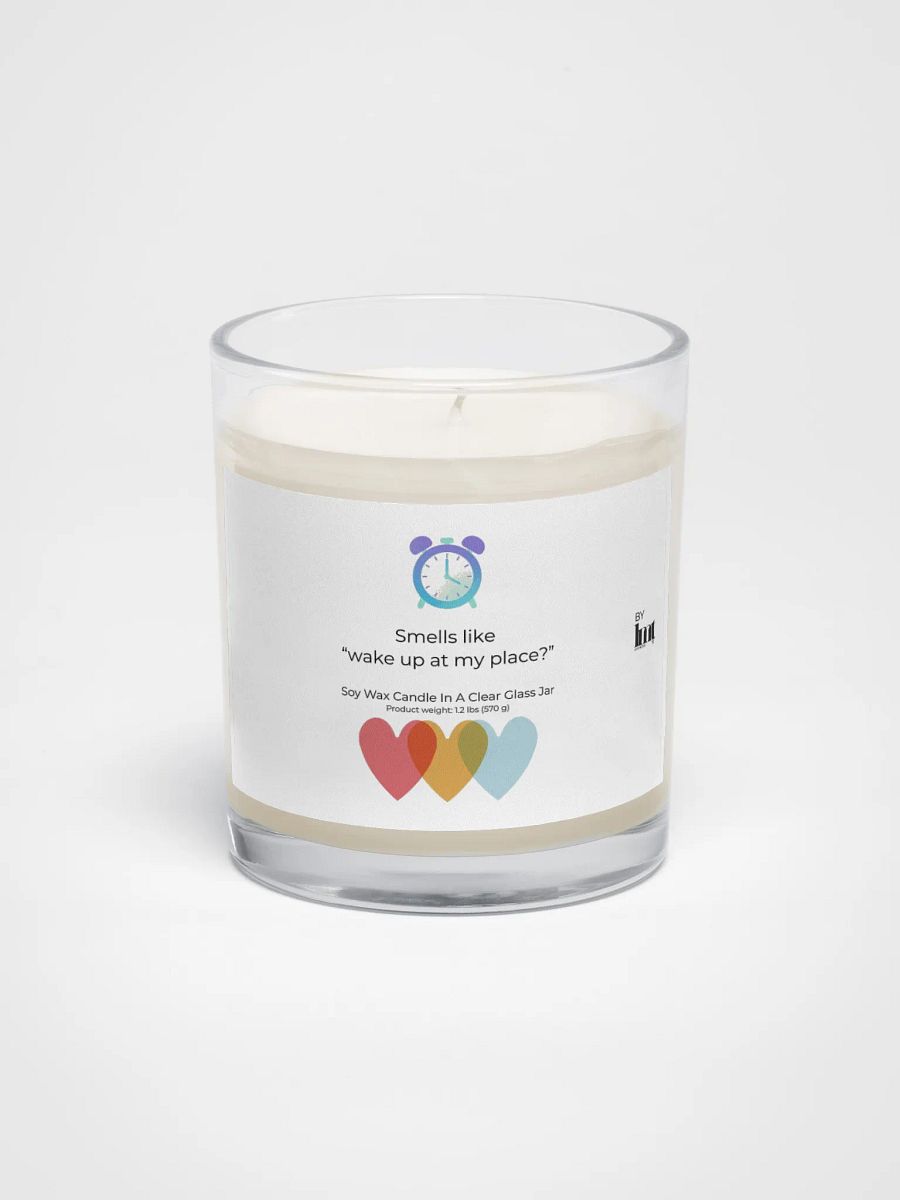 Scented "Wake Up at my Place?" Soy Candle product image (1)