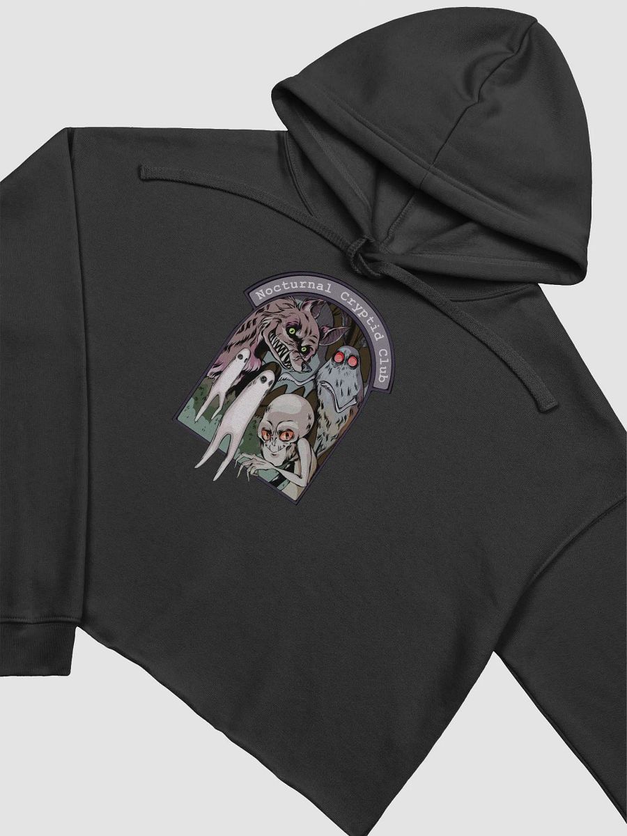 Nocturnal Cryptids Club Crop Hoodie product image (3)