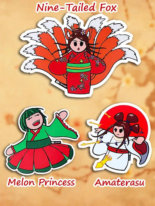 3-Pack Stickers product image (1)