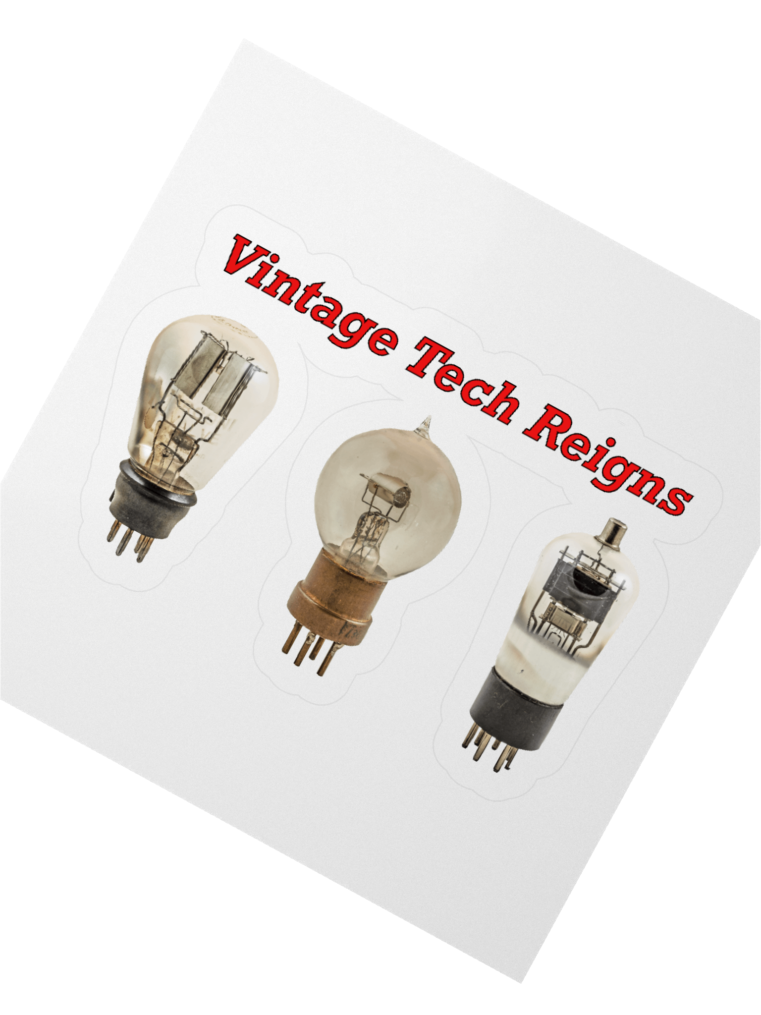 Vintage Tech Reigns Stickers product image (4)