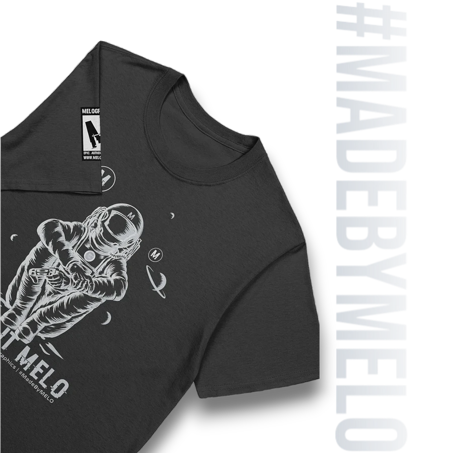 #MeloCrew Vibes: White - Basic T-Shirt | #MadeByMELO product image (4)