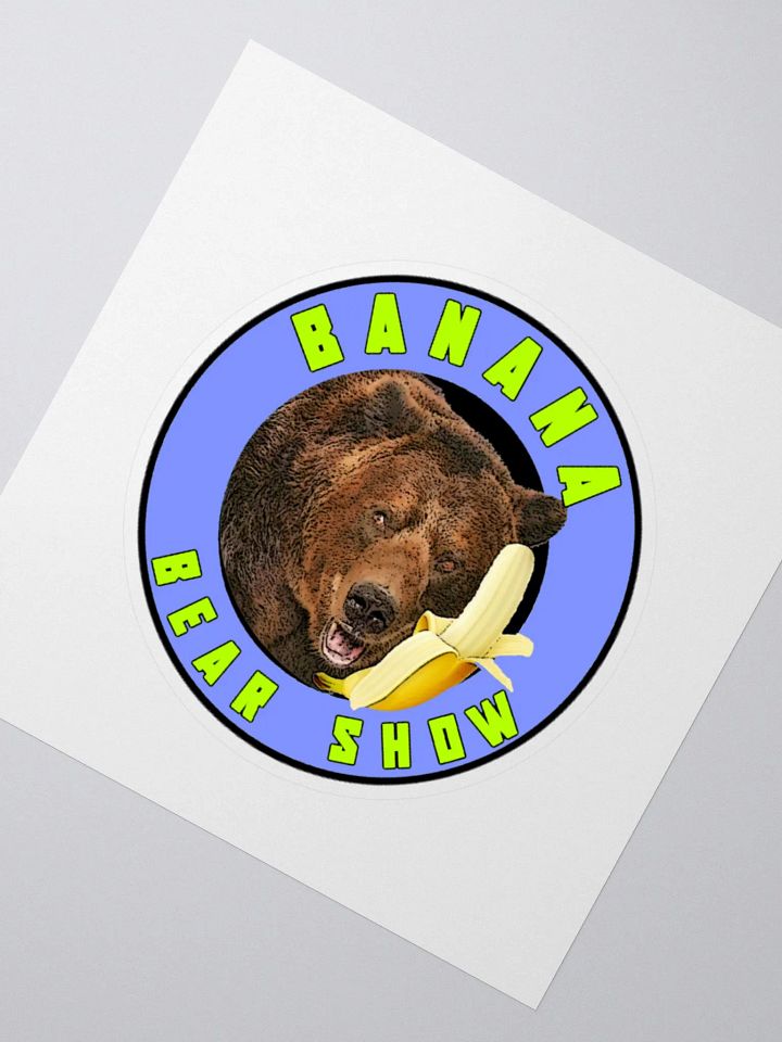 Banana Bear Show Logo Stickers product image (2)