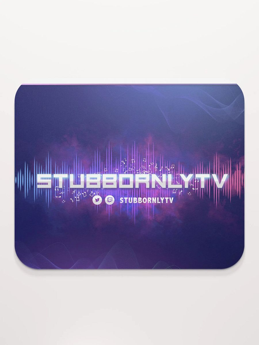 Vibrant StubbornlyTv Wave Mouse Pad product image (2)