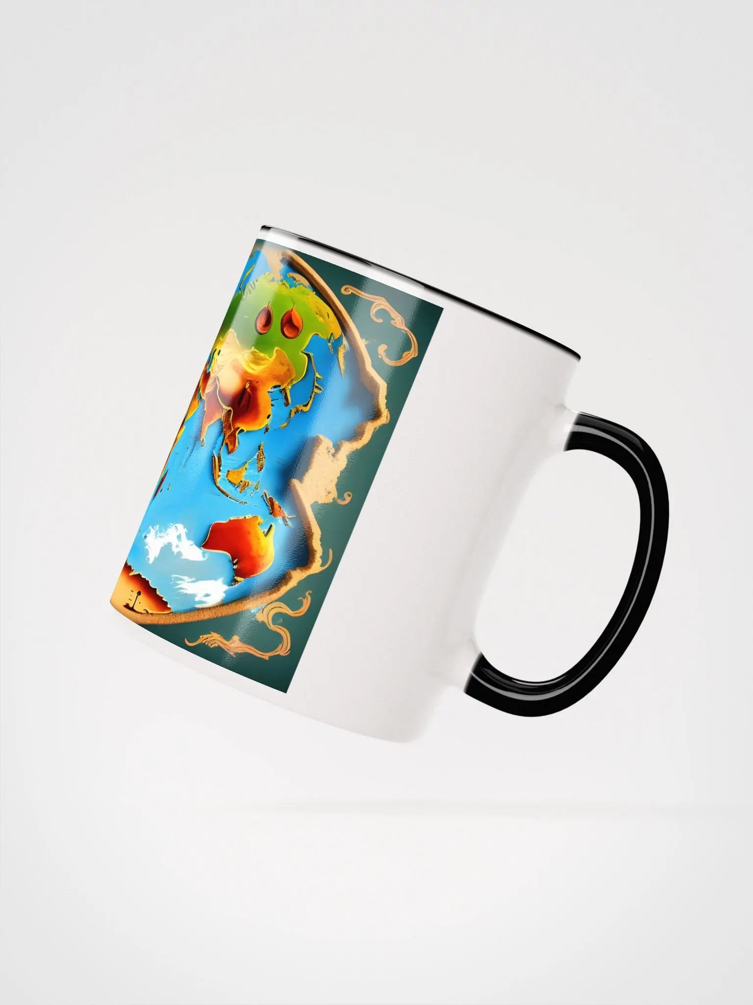 Dali's Surreal Melting World Map product image (4)