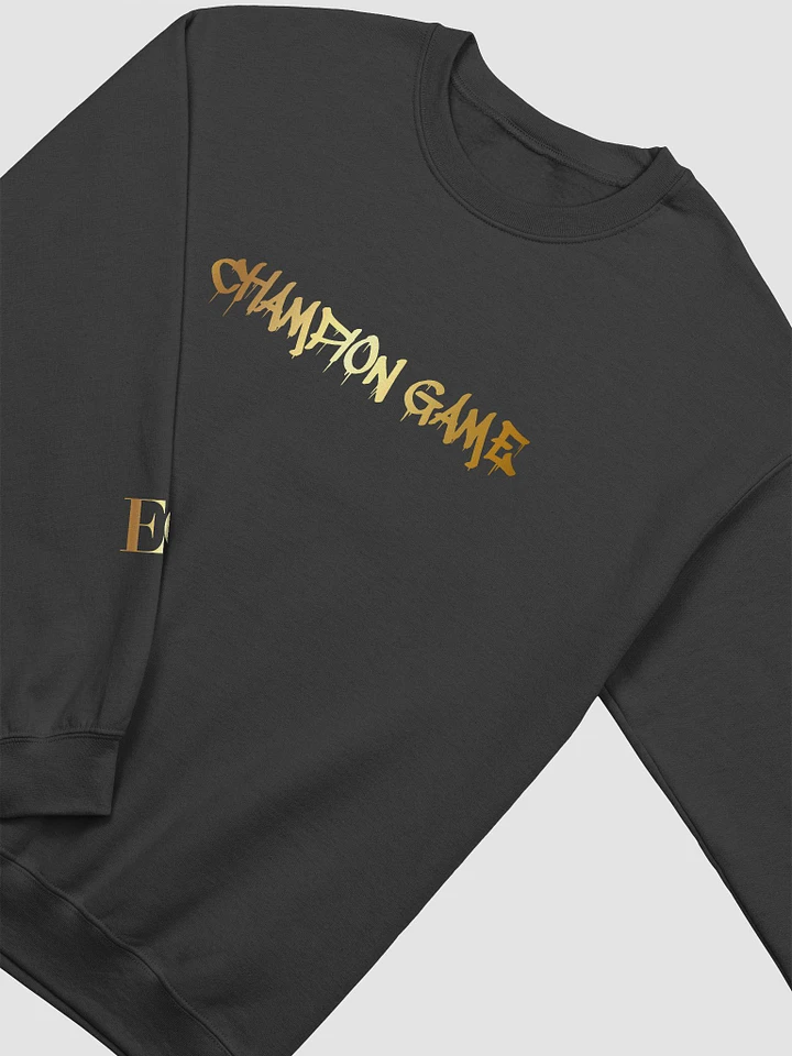 Champion Game Drip Sweatshirt Black product image (1)