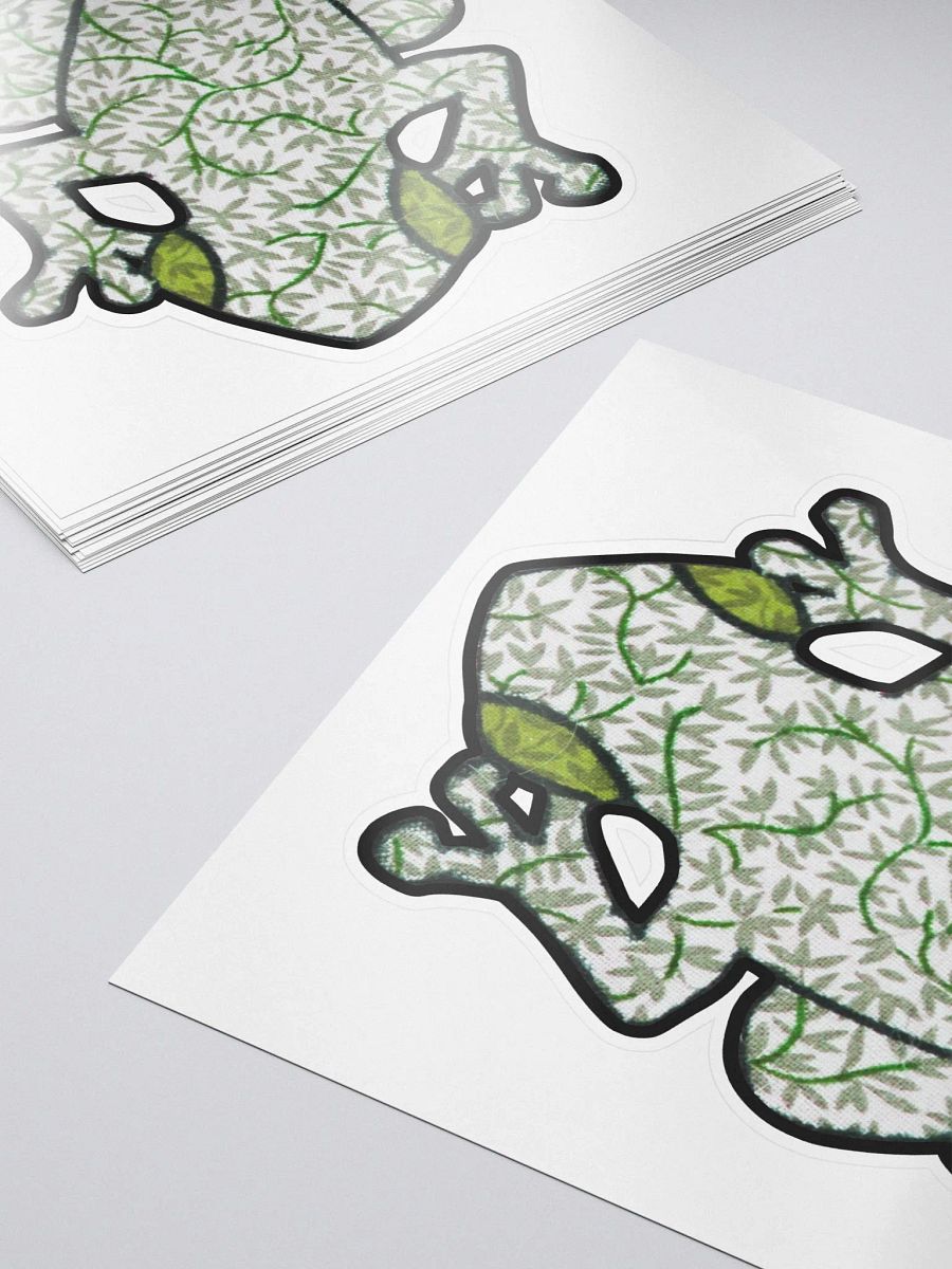 Big Frog Sticker in Ivy product image (5)