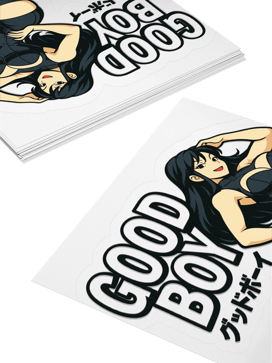 Good Boy Kiss Cut Stickers product image (4)