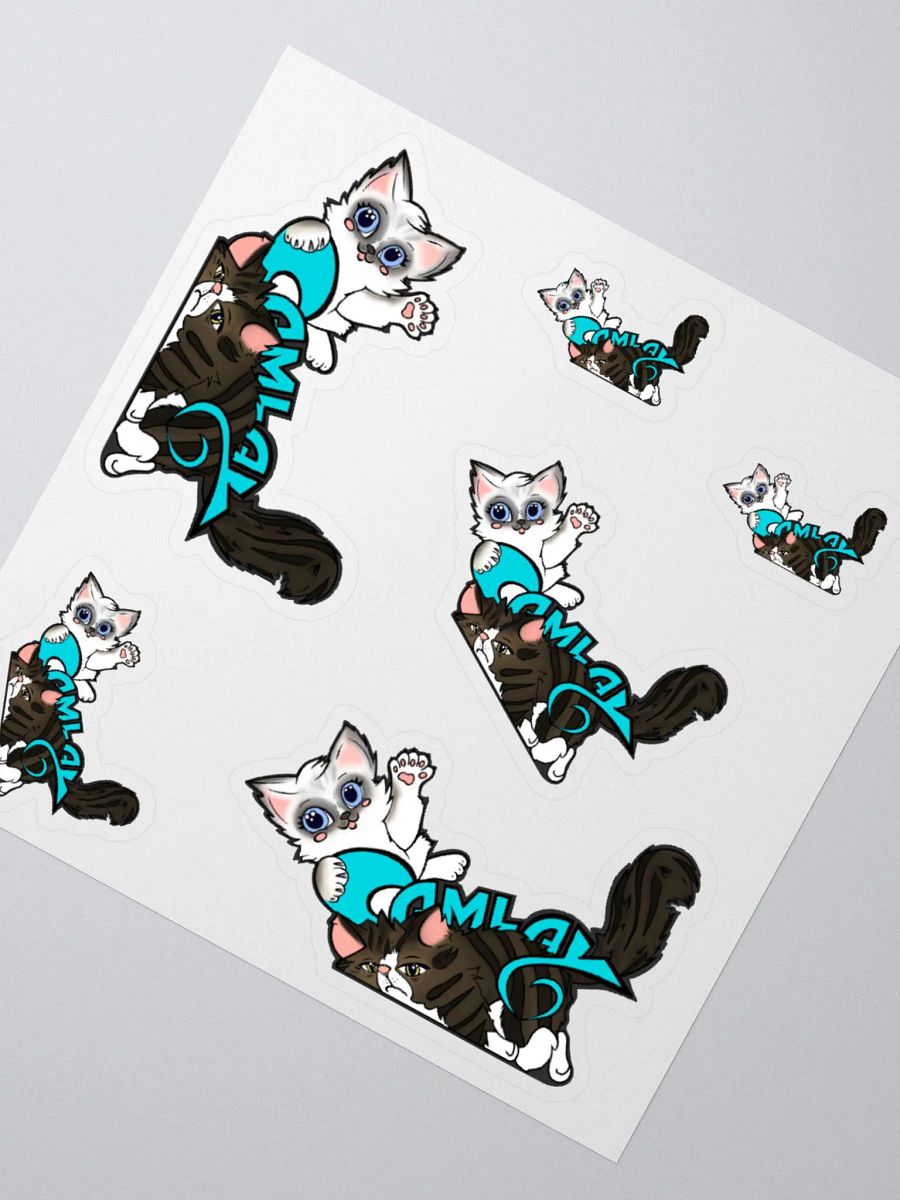 Kiss Cut Stickers: Luigi & Ariel Logo product image (3)