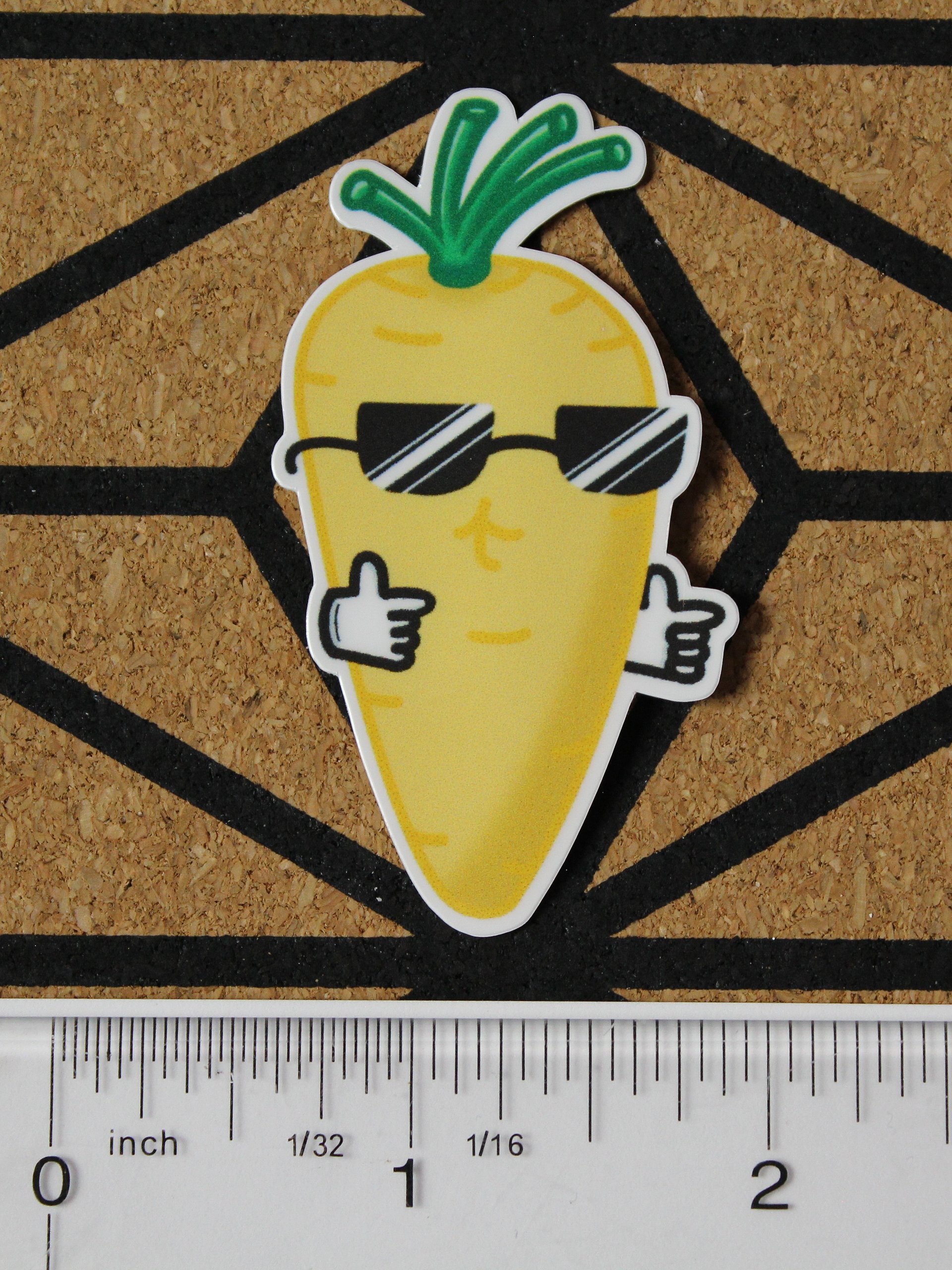 Cool carrot sticker product image (1)