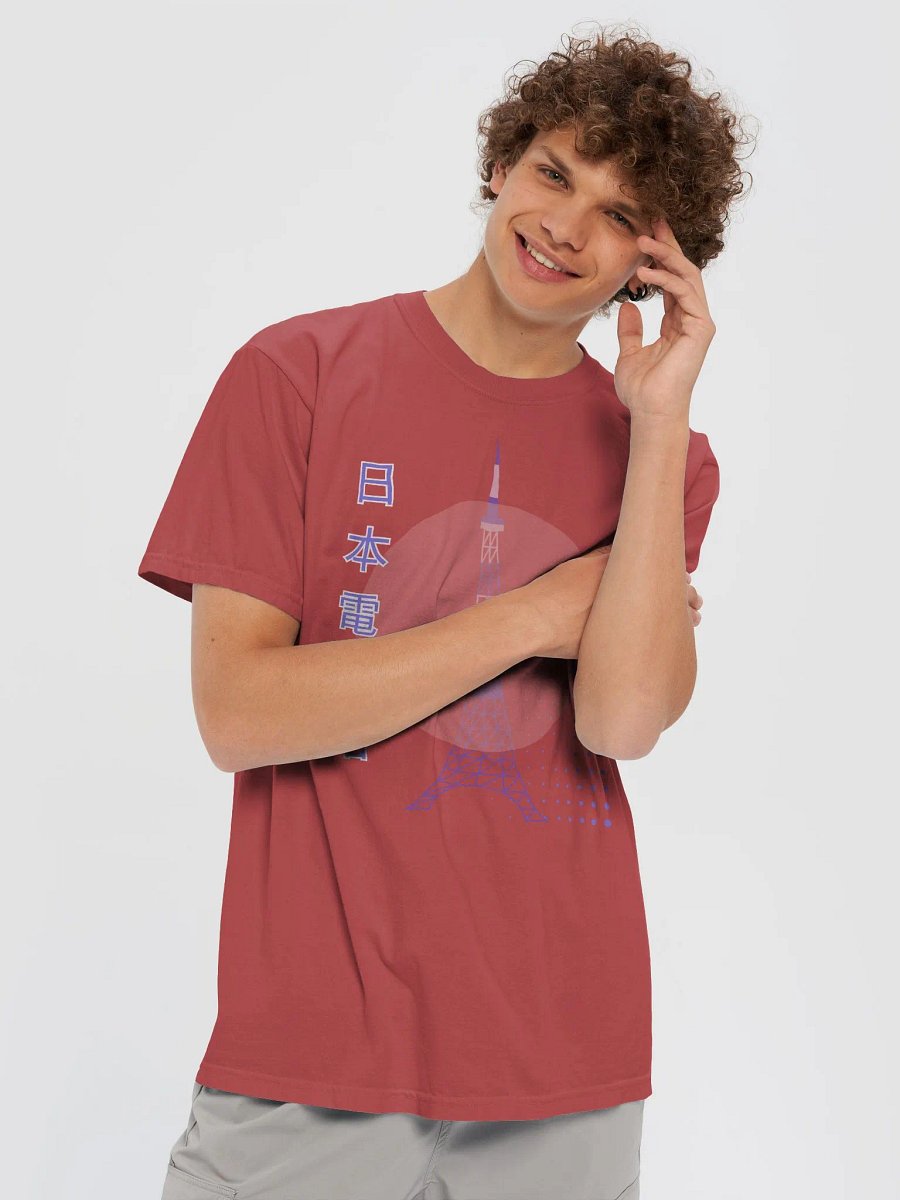 Tokyo Tower Dreamscape T-Shirt - Crimson product image (3)