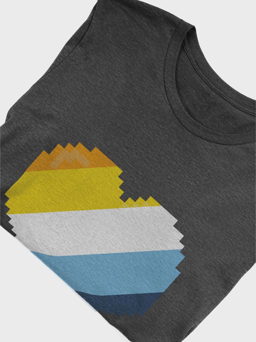 Aroace heart T-shirt product image (44)