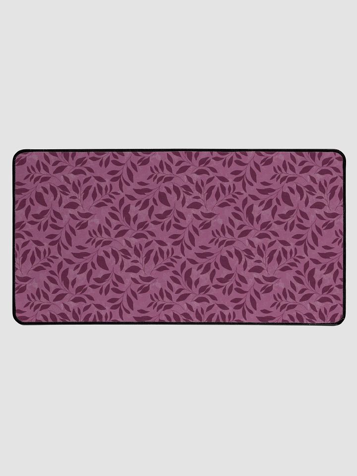 Midnight Foliage Magenta Desk Mat product image (1)