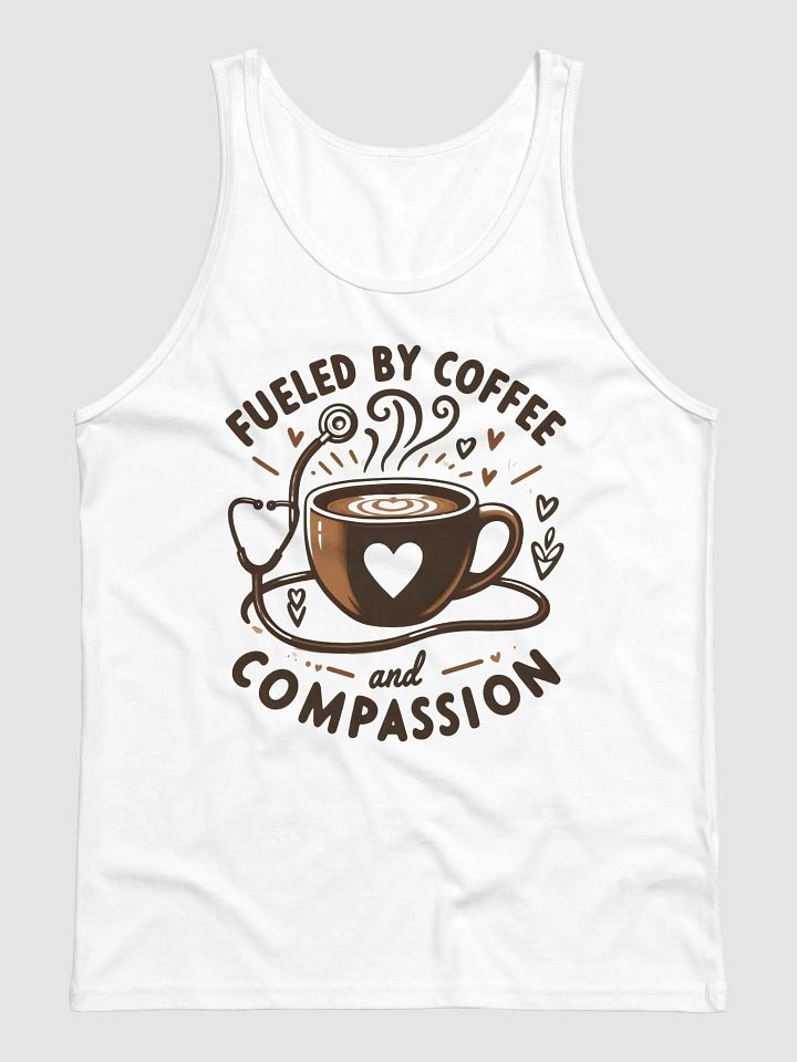 Compassionate Coffee Heart Tank product image (1)