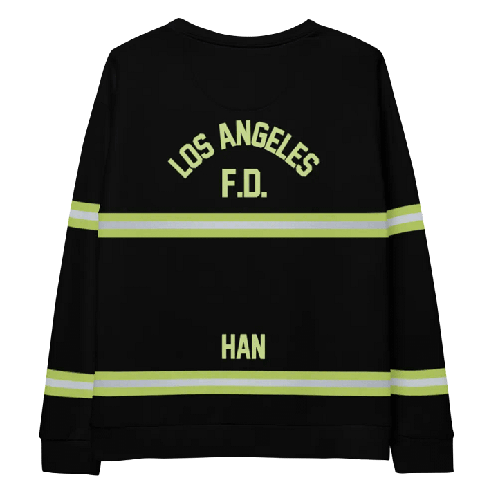Firefighter Mr. April • All-Over Print Sweater product image (1)