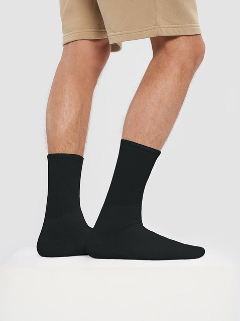 Photo showing SOCCO Embroidered Crew Socks