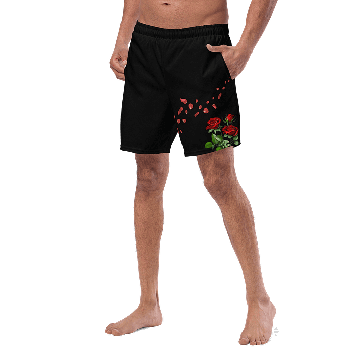 "Midnight Bloom" Men’s Swim Trunks product image (2)